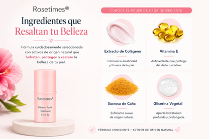 Bálsamo Facial Hidratante COLÁGENO | R O S E T I M E S |